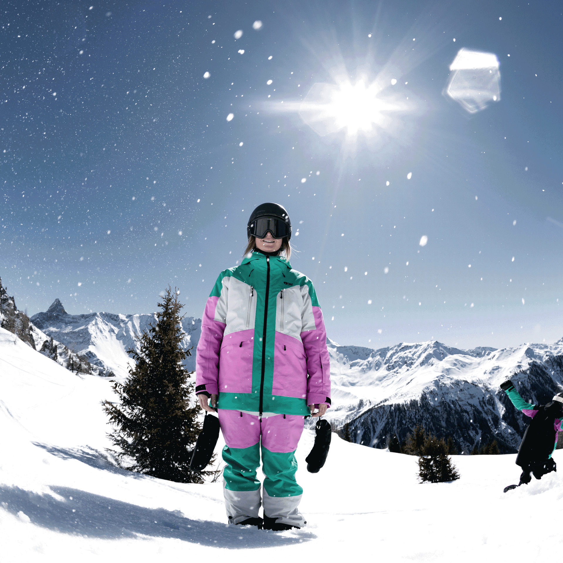 Elwy bib pants vapor grey Elwy bib pants vapor grey