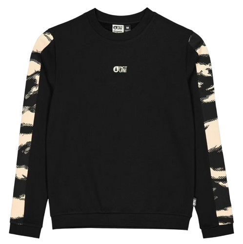 Blayr printed crew black shadow
