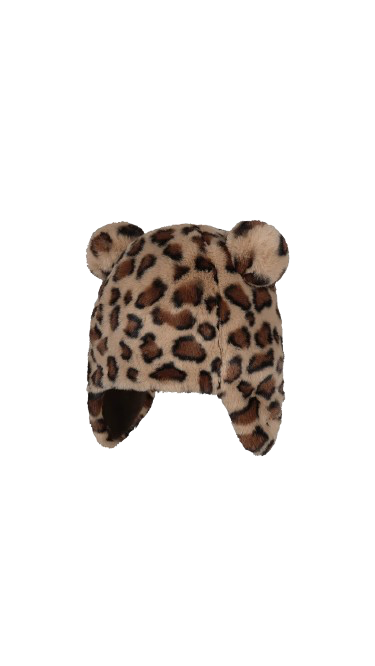 Doozy earflap print brown