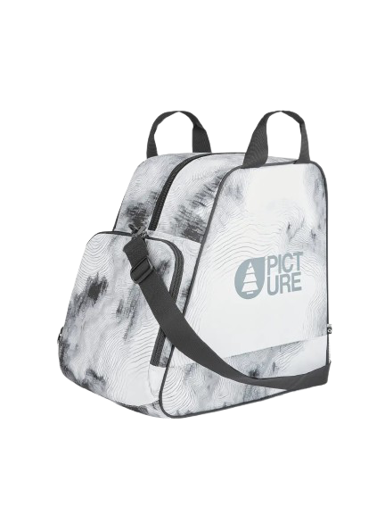 Shoes bag snowy pine print