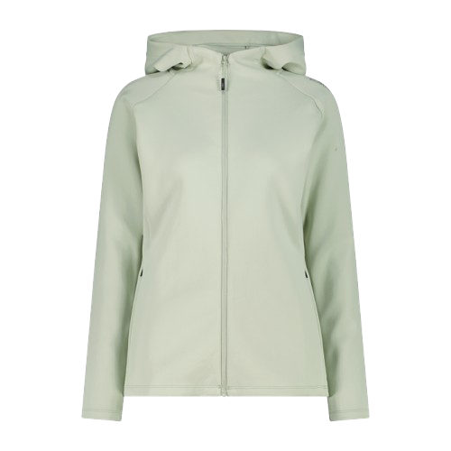 Woman jacket fix hood  pistacchio