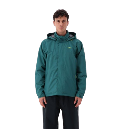 Man jacket snaps hood lichen