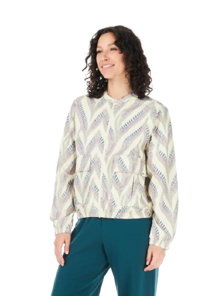 Serenata printed jkt birdiplum print